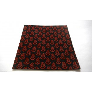 Set of 2 Women Ladies Large Cotton Handkerchiefs Hanky Square Napkin Fabric 14"